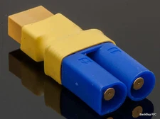 (1) No Wires Connector: Male EC5 to XT60 / XT-60 Female (Turnigy / Zippy )