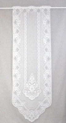 GARDINEN RÖTTGER Balkontür Scheibengardine Blumen & Muster weiß 60/180cm