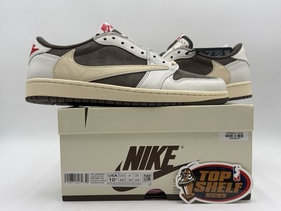 DS New Nike Air Jordan 1 Low Travis Scott Reverse Mocha 2022 Size 10.5 Authentic