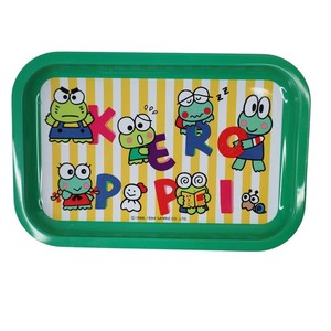 Vintage 1994 Sanrio Kerokero Keroppi Character Metal Tin Tray