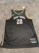 Women’s Nike WNBA #20 Sabrina Ionescu New York Liberty Jersey Sz XXL 56 NWT