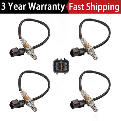 4pcs Upstream+Down Oxygen O2 Sensor For 2012-2016 Hyundai Equus Genesis 5.0L V8