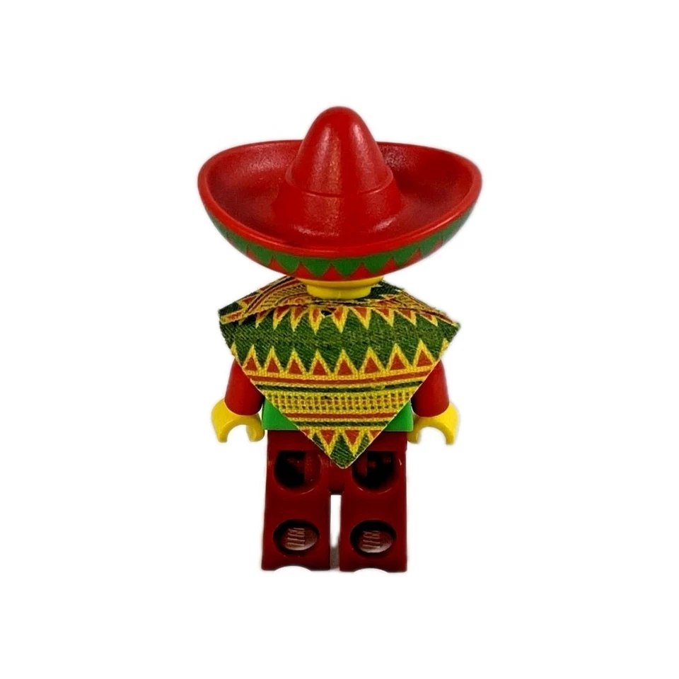 Lego Movie Taco Tuesday Guy Minifig 70803 com Sombrero - Imagem 2 de 3