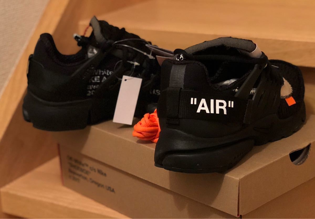 OFF WHITE X NIKE NIKE Uomo 8.0US Domestic Regular Off White X The 10 Air Presto Nero Us8