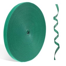 82ft Plant Tape, 1/2inch Reusable Garden Tie Green Tape Adjustable Nylon Plan...