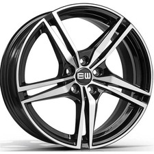 Cerchi in lega EW EW11 RACER 18" 8J 5x108 ET 42 63.4 BLACK POLISHED