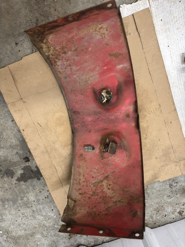 VINTAGE MASSEY  HARRIS  FERGUSON 50 TRACTOR -LOWER DASH / SWITCH PANEL