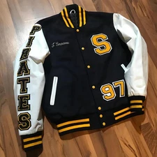 Personalized Jacket Fraternity Varsity Jacket Custom Jacket Embroidered Jacket