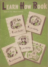 Learn How Crochet Knitting Embroidery Tatting Book 1941, Vintage Spool Cotton