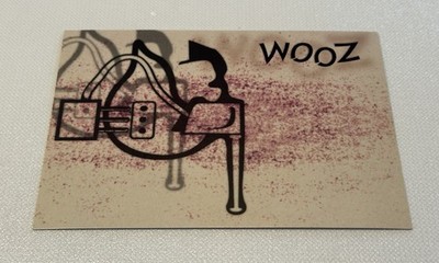 Wooz 1996 Zoom Halle Flyer Rave Techno DIN A6