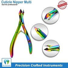 Professional Multi-Coated Cuticle Nipper 4" Sharp Nail Clipper Cutter