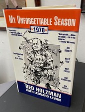 Red Holzman Signed Book 