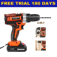 Cordless Drill 21v Electric Screwdriver Set Combi Driver High Power With Battery