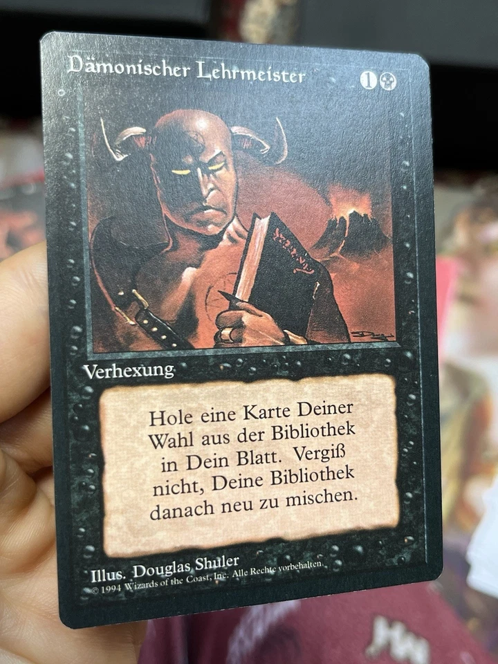 German FBB • Demonic Tutor • Pack Fresh • Mtg (1837) - Image 3 of 4