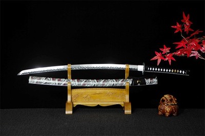 Soul Wolf Warrior Training Knife High Manganese Steel Hand Forged Uncut blade