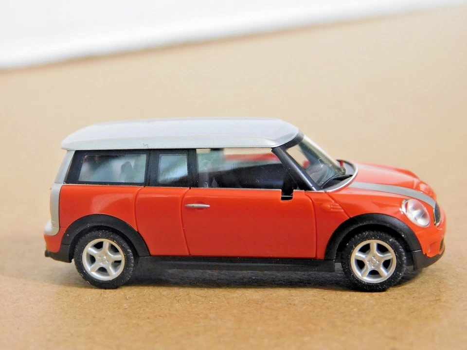 Herpa 023825 1/87 Mini Clubman Orange/Silver NIB - Image 4 of 4