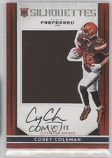 2016 Panini Preferred Rookie Silhouettes 75/149 Corey Coleman #65 Auto 2r7