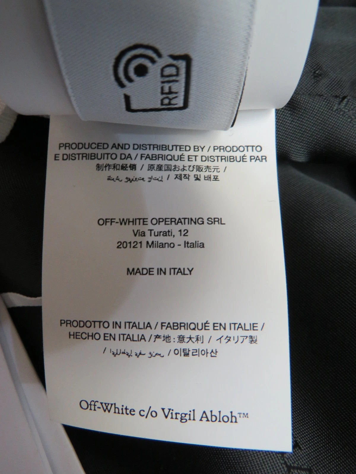 Off-White X Ac Milan 125th Anniversary Embroidered Varsity Jacket MSRP $3500 image 8