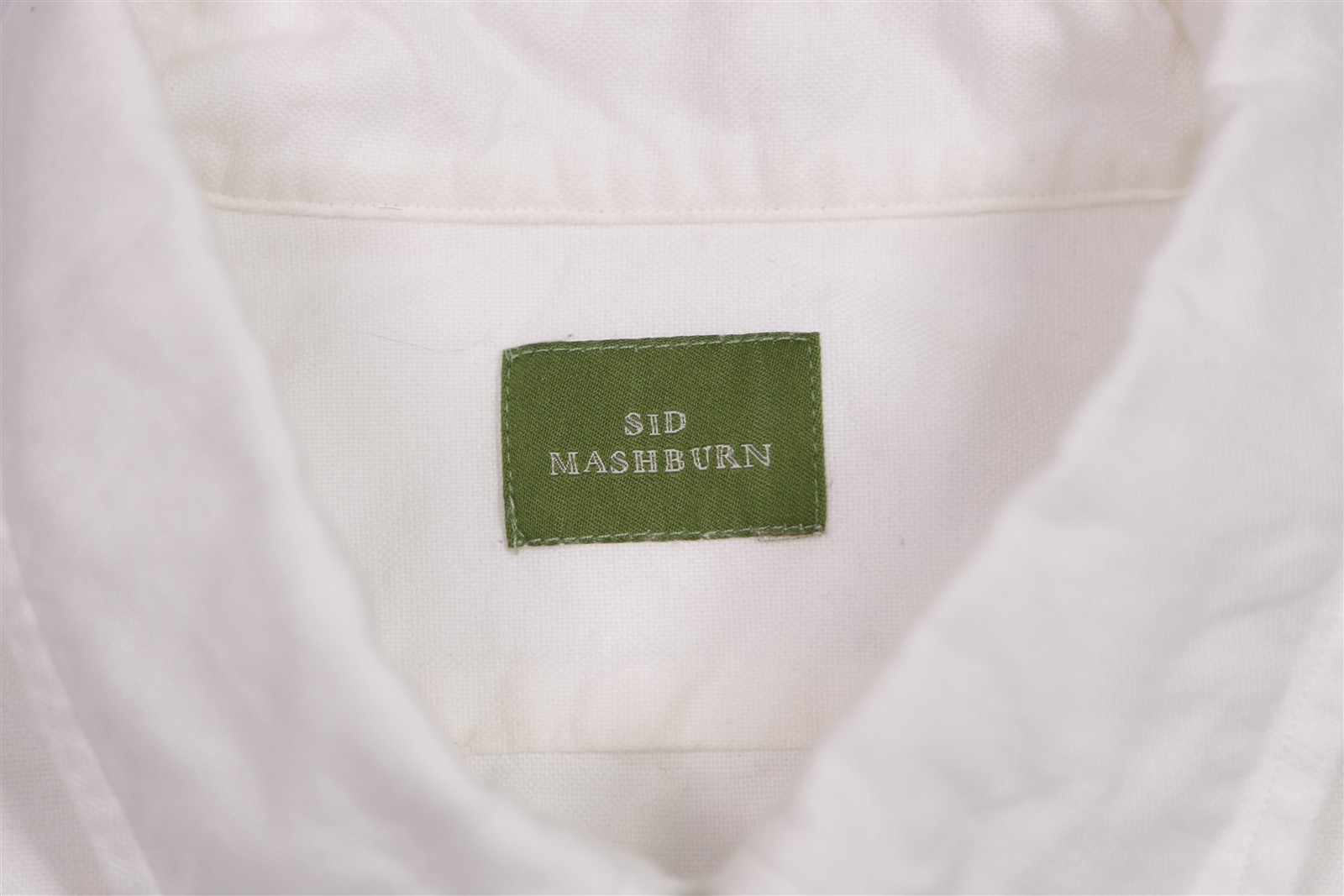 Sid Mashburn Solid White Cotton Oxford Dress Shir… - image 6