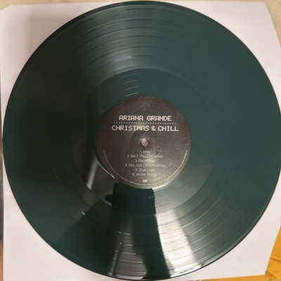 Green Vinyl Ariana Grande Christmas & Chill LP December Winter