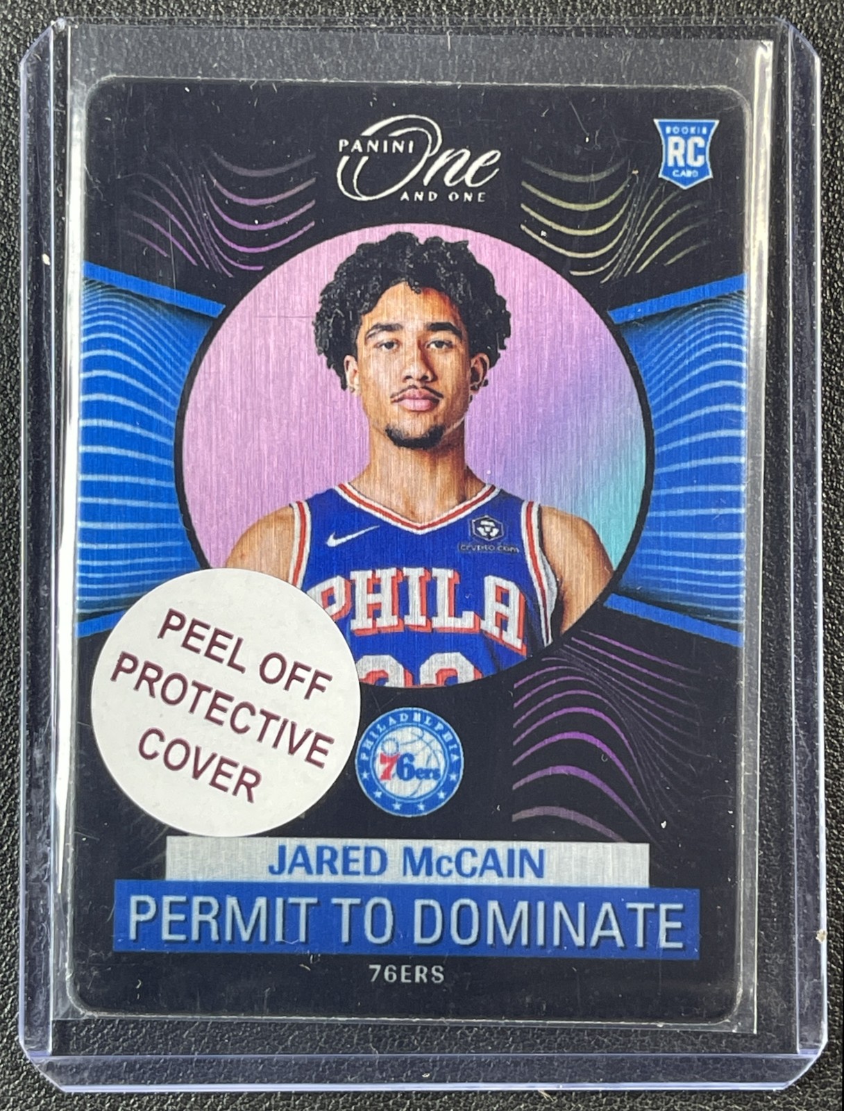 JARED MCCAIN 2024-25 PANINI ONE AND ONE #13 PERMIT TO DOMINATE ROOKIE RC SP