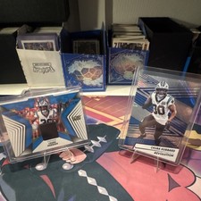 Panini Revolution NFL Card Lot of 2 - Chuba Hubbard Serial Numbered Panthers