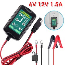 Automatic Battery Charger Maintainer Motorcycle Trickle Float For Tender 6v 12v