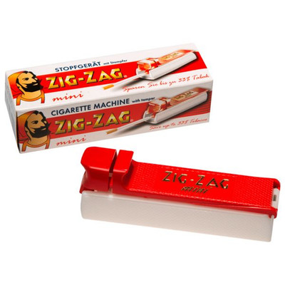 ZIG ZAG Mini Stopfer Zigaretten Stopfgerät Stopfmaschine mit Stampfer 1 Stück