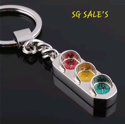 Ampel Auto Schlüsselanhänger Keychain 3D Keyfob Schlüsselring Fahrprüfung Geschenk