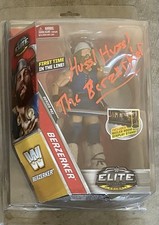 WWE Elite Series 51 The Berzerker Action Figure – SIGNED “Huss! Huss!” – MOC