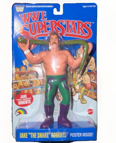 WWE SUPERSTAR jake Snake Roberts LJN Action Figure...