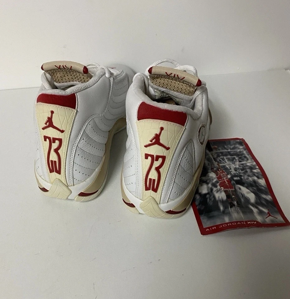 Zapatillas Mujer Air Jordan Retro 14 XIV Lino 312274-161 13W 8.5M Raras Usadas Una Vez Foto 4 de 4