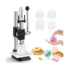 Bath Bomb Press Machine-Heavy Duty Bath Bomb Machine with 4 Molds Set Adjusta...