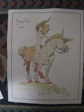 Frank Frazetta-Girl On Horse  Hand painted & signed  art print  w/ COA  # 10/50