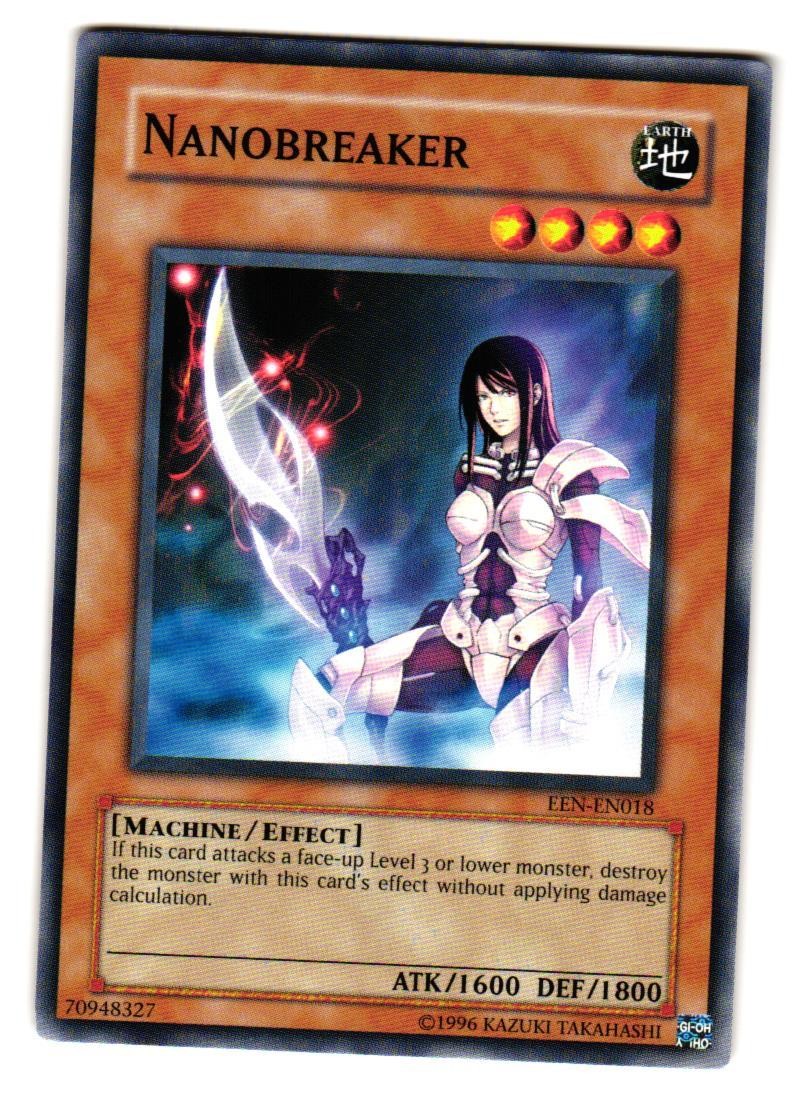 Nanobreaker EEN-EN018 YuGiOh Elemental Energy trading card — raw and PSA graded price guide