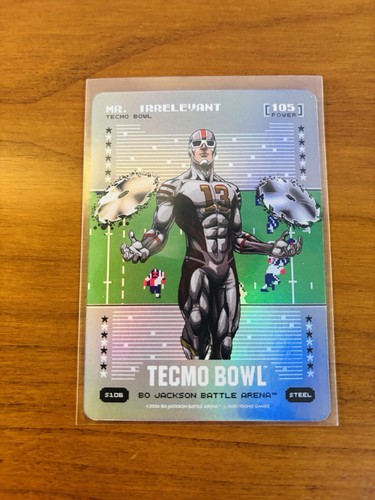 2026 Bo Jackson Battle Arena Mr Irrelevant Silver Battlefoil