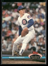 1991 Stadium Club #126a Greg Maddux Chicago Cubs