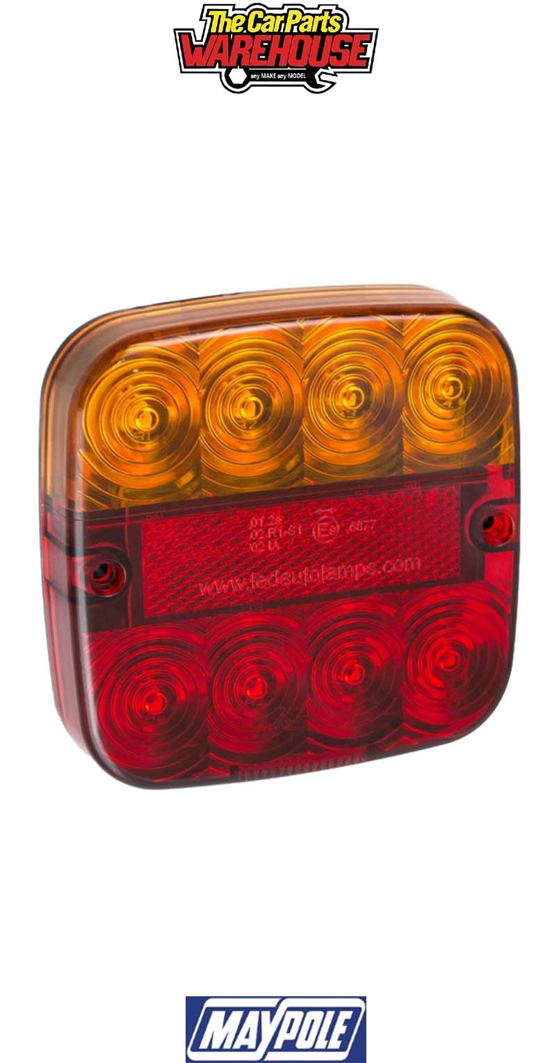 Maypole L99AR LED Autolamps 12V Square Combination Lamp
