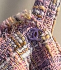 Chanel 2005p Freyed Pink Tweed Dress Size US 8 FR 40 Excellent Condition