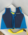 Premium Neoprene Swim Vest Ideal Buoyancy Swimming Blue Yellow 18-30KG