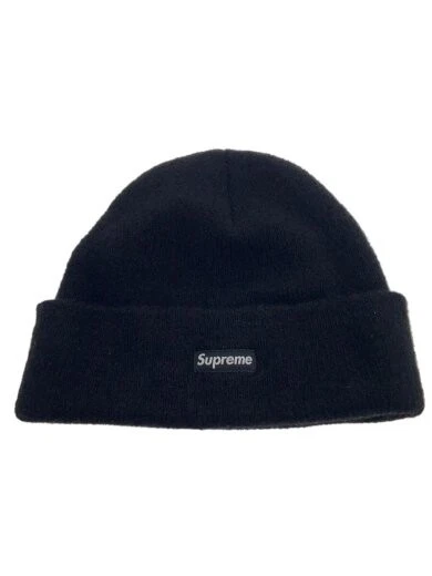 Supreme 23Aw Mohair Beani bonnet tricot sans nylon noir homme AEr77