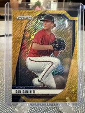 2025 Panini Prizm FOTL FOTL Gold Shimmer Prizm 7/7 Cam Caminiti #176