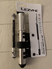 Lezyne Tech Drive HP Hand Pump Small Silver Max 120 Psi