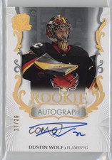 2023 The Cup Rookie Gold Spectrum Foil Variation 27/36 Dustin Wolf #132 Auto 0c3