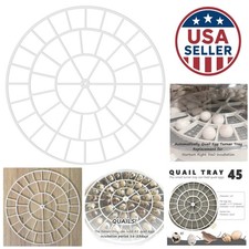 Replacement Egg Turner Tray Made of Durable Hard Plastic - 11.8-Inch Diameter