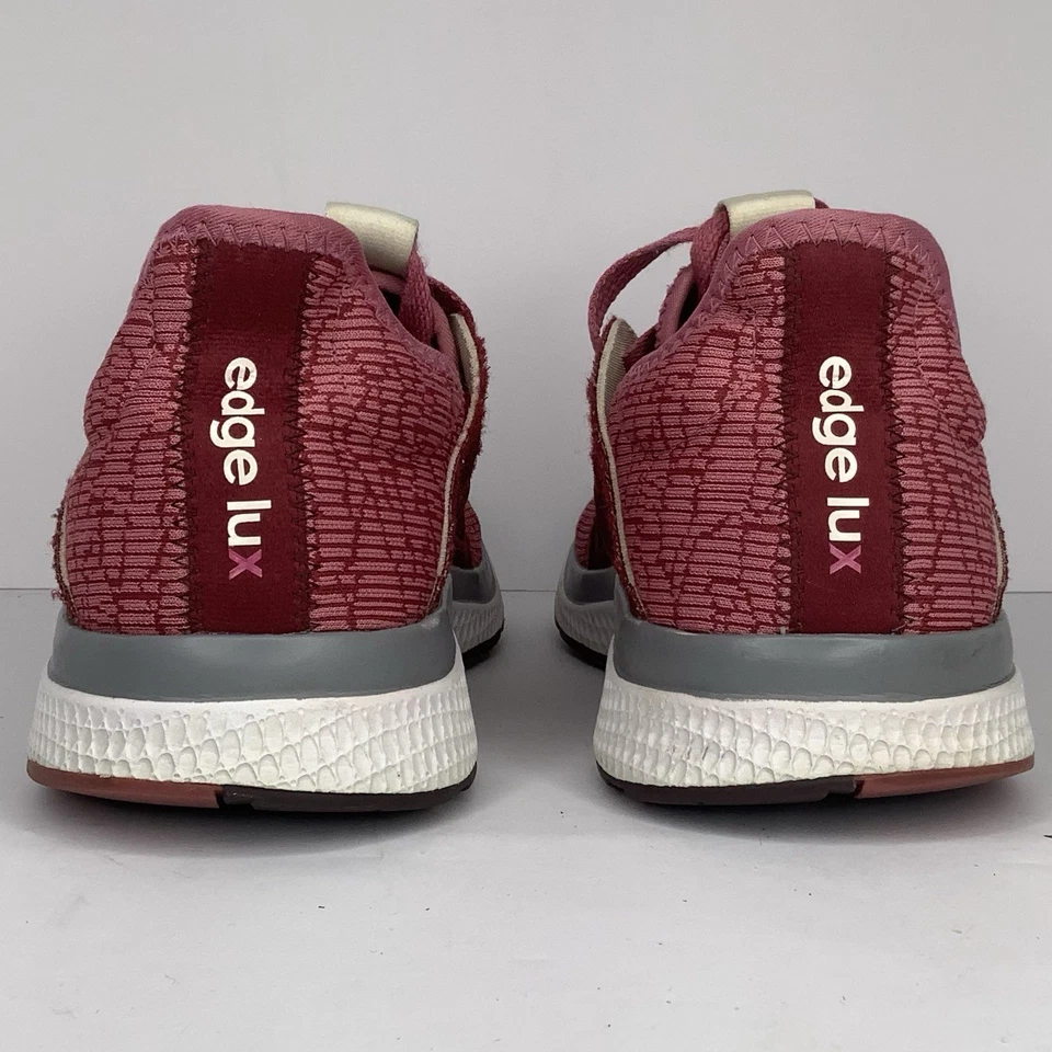 Adidas Edge Lux Bounce Textile Burgundy Lace Up Low Top Women’s Sneakers Sz 11 - Image 3 of 4