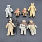 Kenner Star Wars Vintage Ewoks Wicket Teebo Chirpa Logray Figures Original