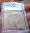 Photo of a 1920-S Walking Liberty Half Dollar from an eBay listing that sold on Jul 21, 2026
