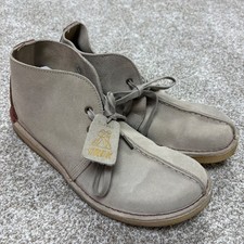 Men's Shoes Clarks Originals DESERT TREK Lace Up Boots Sand Suede 13M New NWOB