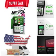 Energizer Recharge Value Charger for NiMH Rechargeable AA and AAA Batteries